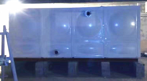 河南安陽港麗灣大酒店鍍鋅鋼板水箱安裝實例